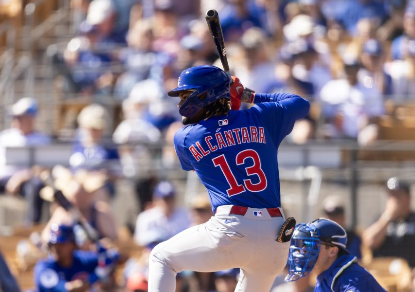 MLB: Chicago Cubs at Los Angeles Dodgers, Kevin Alcantara