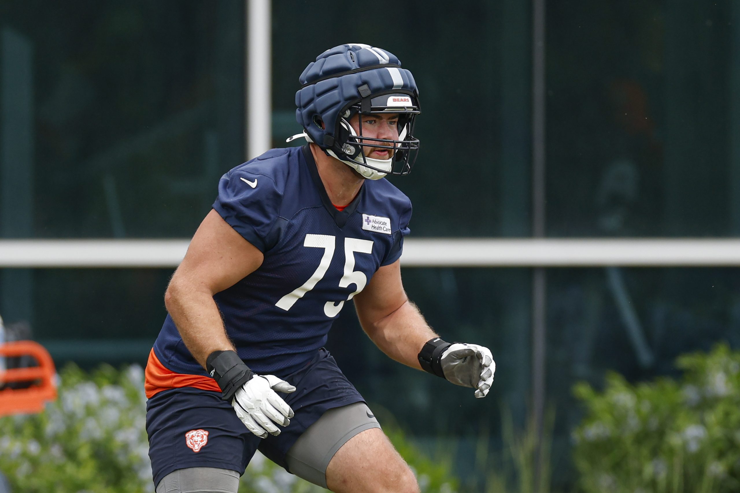Chicago Bears OT Ozzy Trapilo has been disappointing this season.
