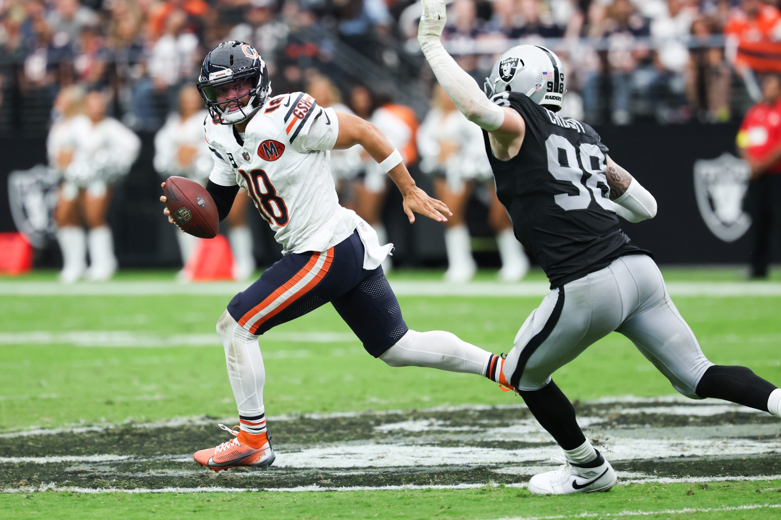Caleb Williams, Maxx Crosby, Chicago Bears